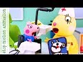 George visits the hospital. Peppa Pig toys stop motion animation. New english episode 2018