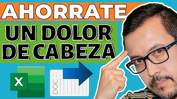 El secreto para trabajar de forma PERFECTA con tablas entre Excel y Word