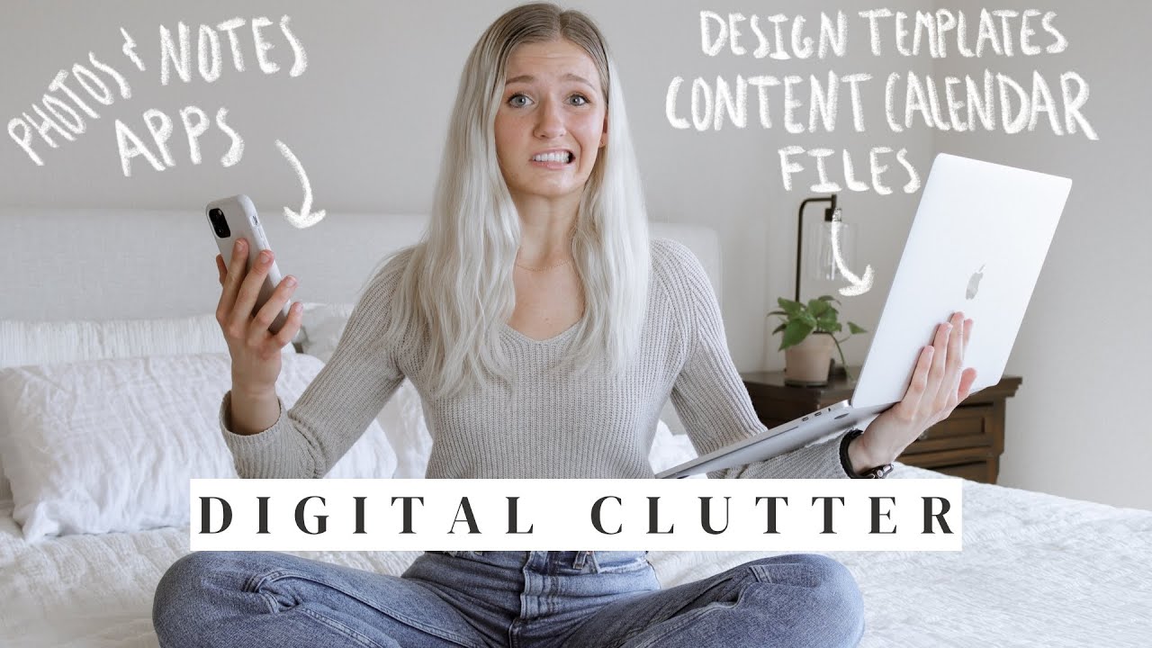 HOW TO DECLUTTER AND ORGANIZE YOUR DIGITAL LIFE | get organized with me ...