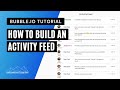 How to Build an Activity Feed in Your Bubble App