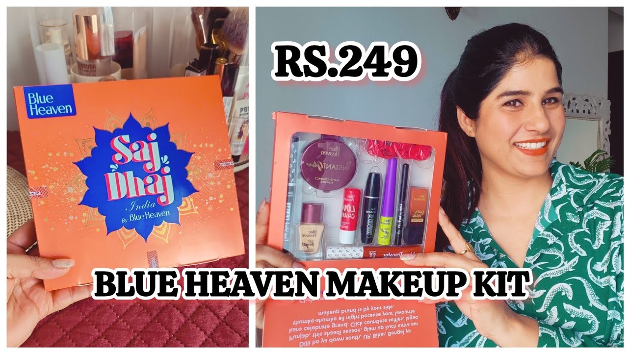 Blue heaven Saj Dhaj Makeup Kit | Review & Tutorial | Rs.249/-