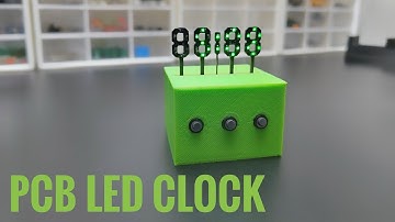 Seven segment Skelton clock making | JLCPCB
