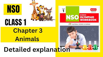 Animals Around Us! 🐶🐱 | NSO Class 1 Science Olympiad | SOF |chapter 3 animals