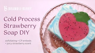 DIY Strawberry Cold Process Soap  The Ultimate Summer Soap Project | Bramble Berry