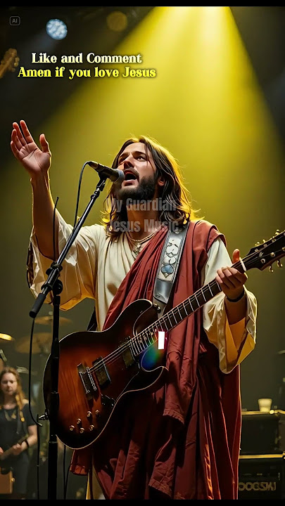 Jesus Playing A Guitar | Song Lyrics - This I Believe by Hillsong Worship #jesus #gospelmusic
