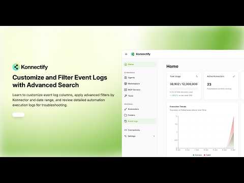 How to Use Event Logs | Konnectify Tutorial