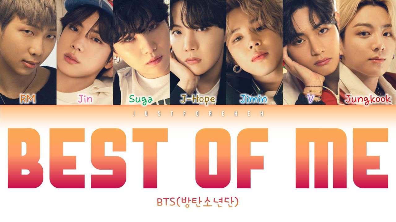 BTS (방탄소년단) - Best of Me (Color Coded Lyrics Eng/Rom/Han)