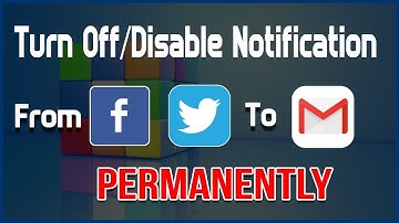 How to Turn Off/Disable Email Notification From Facebook/Twitter to Gmail ✔ Permanently || Easily ||
