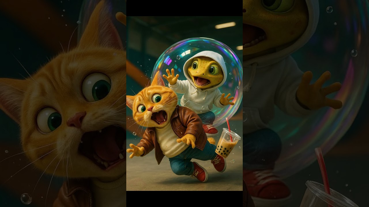 Bubble Backfire! Cat Gets SMASHED 😂