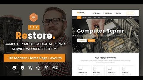 Restore – Computer, Mobile & Digital Repair Service WordPress Theme Installation
