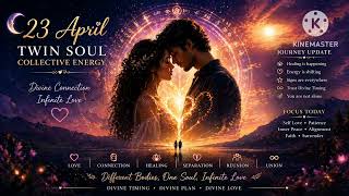 23 अप्रैल Twin Soul Collective Energy | Divine Masculine, Feminine &amp; Journey Update