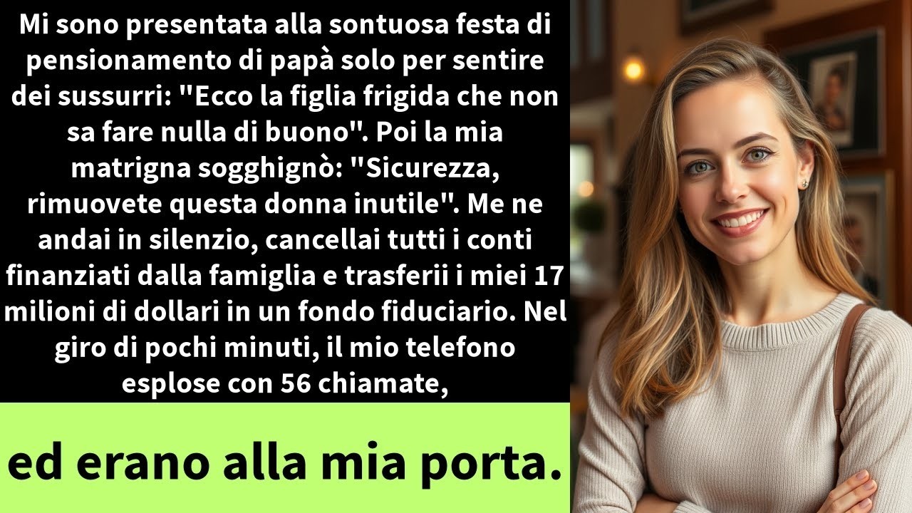 Non avrei mai dimenticato il suono dei tacchi sul marmo mentre la sicurezza mi accompagnava fuori dalla sala da ballo del Wen. Cinquecento persone, l'élite di Manhattan, mi guardavano come...