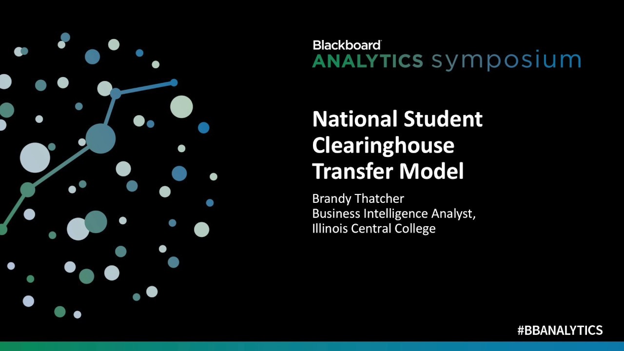 National Student Clearinghouse Transfer Model