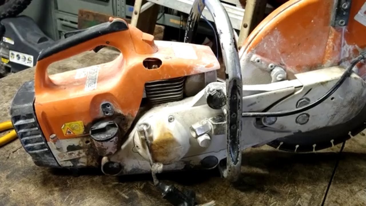 stihl ts400 recoil repair YouTube