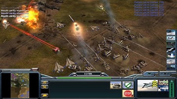 C&C Generals - Zero Hour: 1 vs. 7 - USA Air Force vs. 7 Hard Armies (Death Valley)