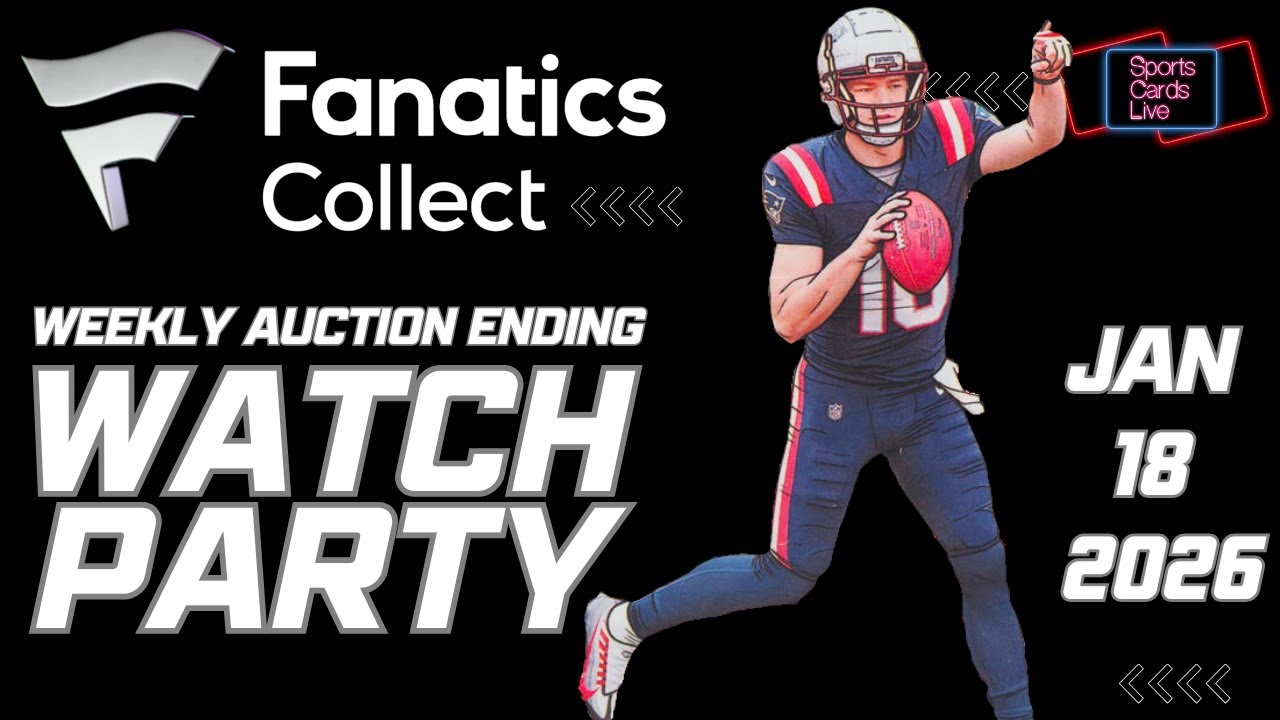 Fanatics Collect Weekly Sports Card Auction (#209) Ending Live Coverage & Analysis