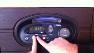 Hot Spring Spa Control Head Operation 2001-2008
