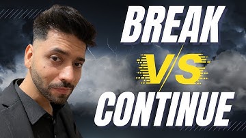 Java break & continue Explained 🔄 | E.13