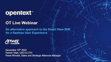 An alternative approach to the Smart View SDK