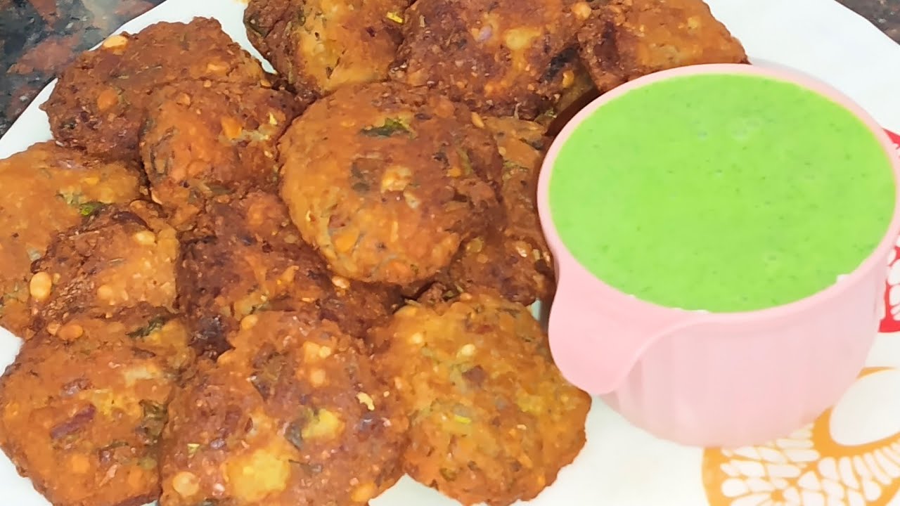 बाजार जैसा क्रिस्पी चना दाल  मसाला वड़ा  Crispy Chana Dal Vada Recipe | Street Style Masala Vada