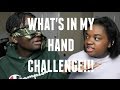 WHAT'S IN MY HAND CHALLENGE WITH KARSON!!