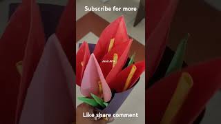 paper flower | flower paper | mothers Day amitarts flowers mothersday youtubeshorts shorts