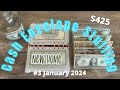 Cash envelope stuffing 3 january 2024  low income weekly budget