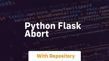 python flask abort