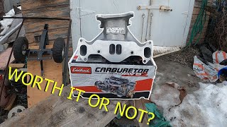 RX-7 Gets new MAZDATRIX intake and EDELBROCK Carb! I Bought Ricky's RX7!