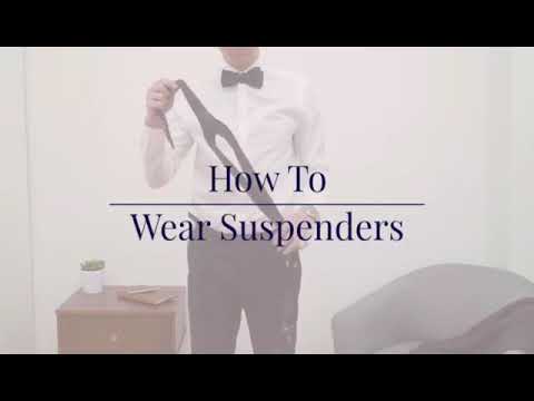 Video: 4 Cara Memakai Suspender