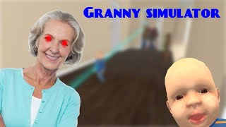 Granny Simulator gameplay with granny