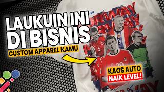 TUTORIAL MENGKOMBINASIKAN SABLON DTF DENGAN POLYFLEX
