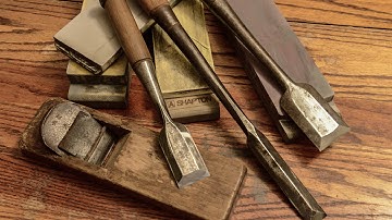 Chisel Restoration Time Lapse, Woodworking Rant
