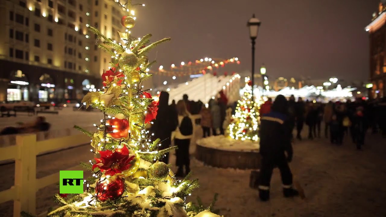 Así luce la Navidad en Moscú