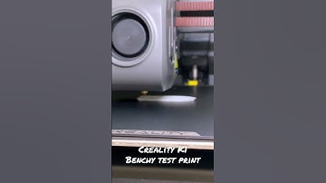 So fast! Creality K1 benchy test print