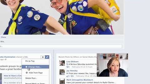 Timeline for Facebook Pages - Editing Posts