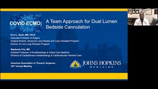 COVID ECMO: A Team Approach for Dual Lumen Bedside Cannulation screenshot 1