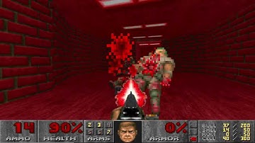 Doom PUSS The Way id Did (2025) MAP09: "Omphalos" UV Max Speedrun 0:48