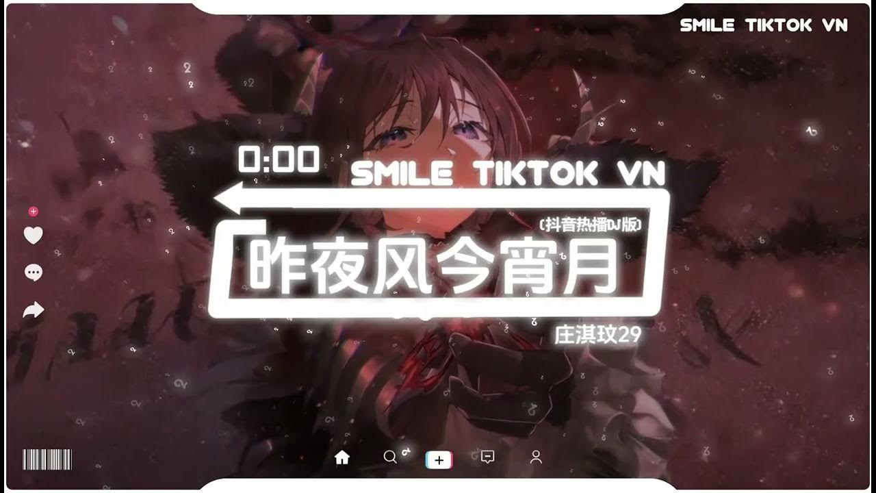 庄淇玟29 - 昨夜风今宵月(抖音热播DJ版) Gió Đêm Qua Trăng Đêm Nay『我不爱 无聊人间 只偏爱 你眉眼，如果你 也有时间陪我把这 风景都看遍。』【抖音火流行歌曲推荐】