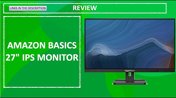 Amazon Basics 27" IPS Monitor Review 2025 | FHD 1080p, 75Hz, Built-in Speakers & VESA Mount