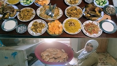 جوزي عمل عزومه وانا شرفته قدام الناس الحمد لله. عملت كل الاكل الي ممكن تتخيالو
