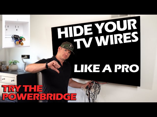 Hide TV Wires Kit ~ Model TWO-CK ~ PowerBridge ~ In Wall Cable