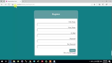 الدرس الثالث عشر انشاء صفحة Login