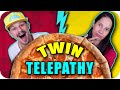 TWIN TELEPATHY PIZZA CHALLENGE