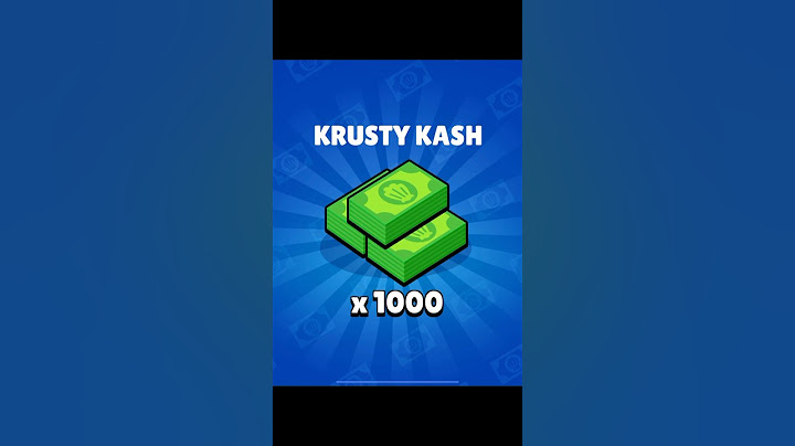 FREE KRUSTY KASH🎉Brawl Stars #shorts #brawlstars #spongebob #brawlstarsgiveaway #giftedbysupercell