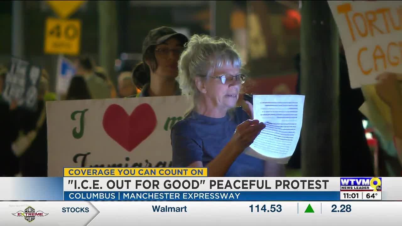 'I.C.E. Out For Good' peaceful protest