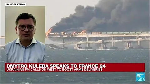 Live: Russia ‘won’t break us down’ says Ukraine FM after wave of airstrikes • FRANCE 24 English