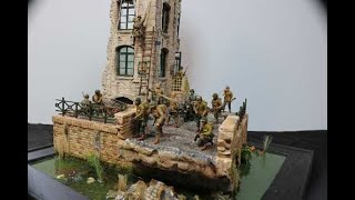 Historic diorama ww2 1/35 THE PARATROOPER (step by step)