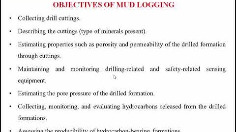 Lecture 19 Mud Logging and Coring Well Logging Course at Petroleum Engineering Department, NEDUET Fa