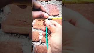 How to Make a Super Strong Wire Joint &amp; Tape It Perfectly | #shortvideo​ #tape​ #wire​ #diy